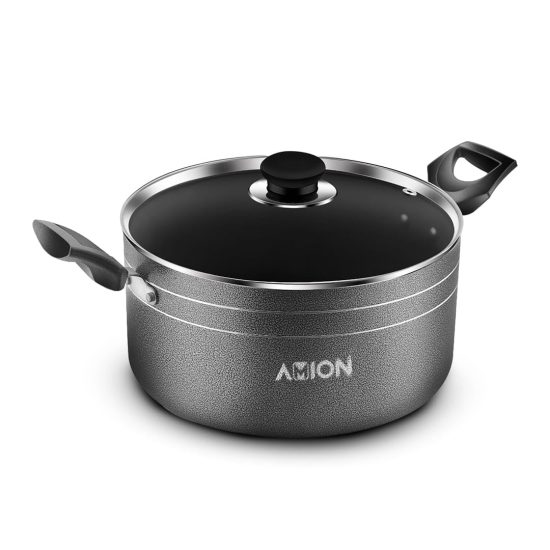 AMION Nonstick Biryani Pot With Glass Lid 5 Litre